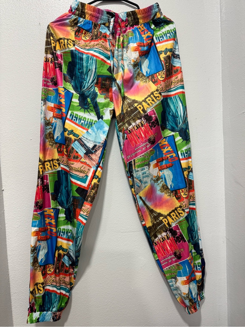 Kids Multicolor Graphic Jogger Pants